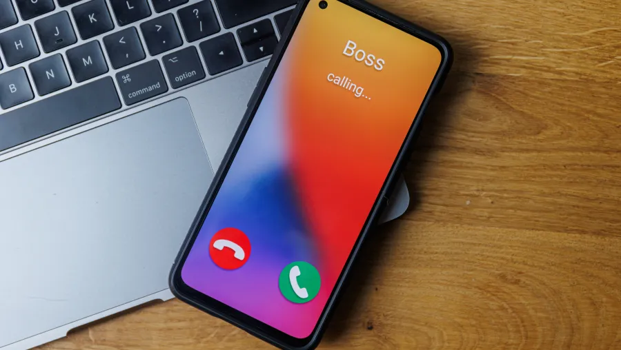 boss calling phone