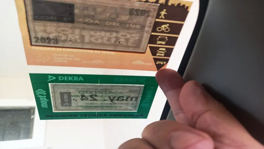 etiquetas de marchamo y dekra